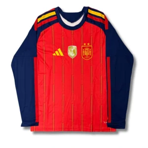 Copa del Mundo de España 2026  Copa del Mundo  Equipación de local de manga larga  Modelo «Champion»  A precios muy económicos  Venta online