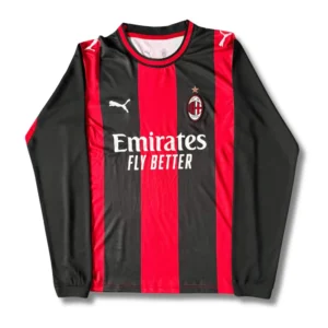 Equipación local de manga larga del AC Milan 2026-27: venta online a precios muy económicos