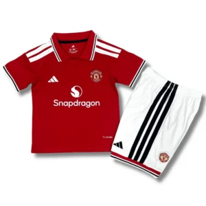 2026-27 Manchester United Home Jersey for Kids & Shorts—Mini Kit at Bargain Prices Online