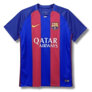 Camiseta de manga corta de local del FC Barcelona para la temporada 2016-17