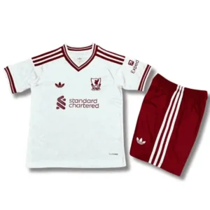 Liverpool 2026-27 シーズン アウェイ キッズ ユニフォーム ショーツ ット ミニ ファン 激安通販