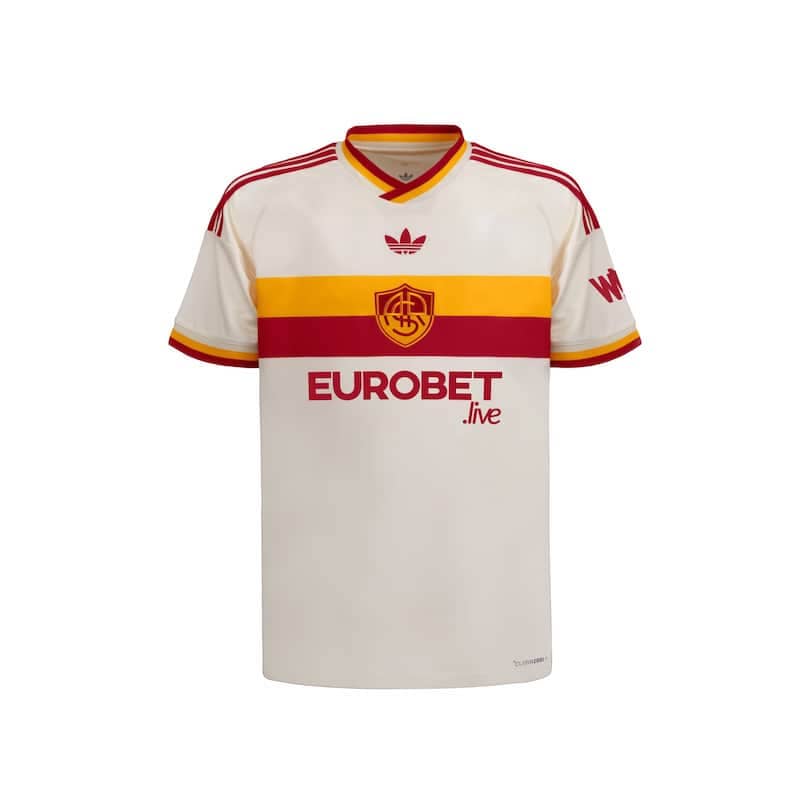Equipación visitante de la AS Roma para la temporada 2026-27: venta online a precios muy económicos 1 Camiseta de visitante de la AS Roma para la temporada 2026-27: venta online a precios muy económicos